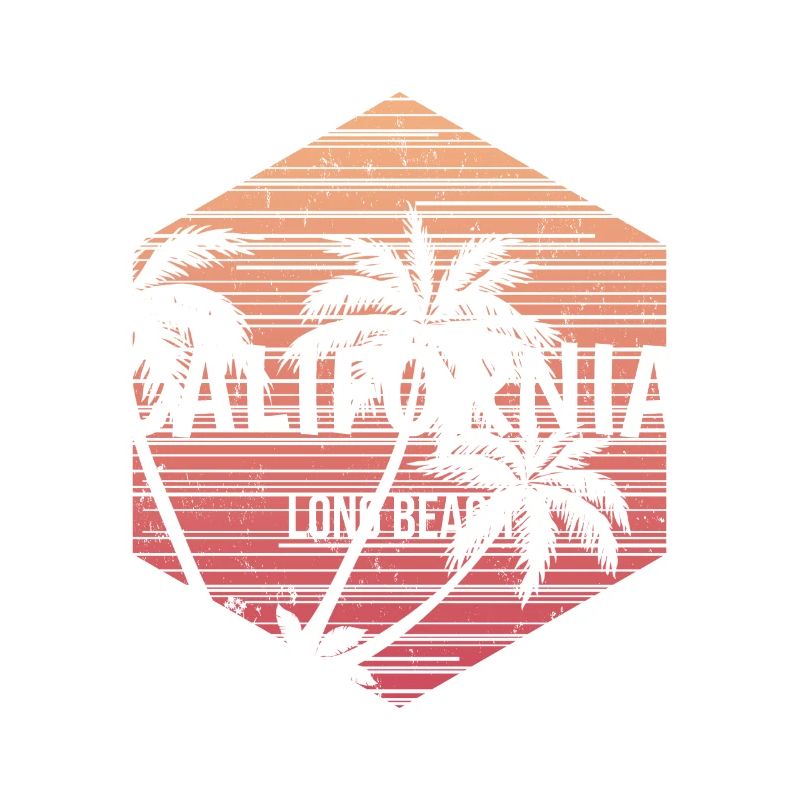 Long Beach Beach Vacation Souvenir