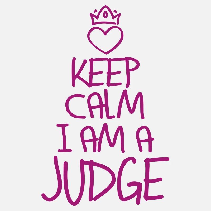 Keep Calm Judge cool Richter Geschenk
