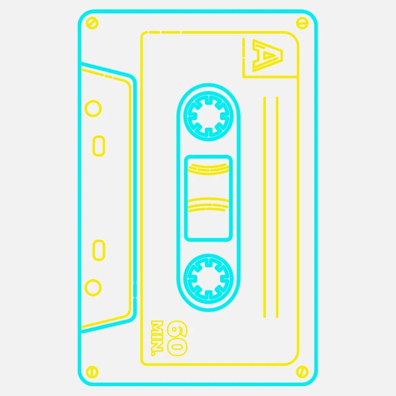 80s 90s Cassette Mixtape Retro Funny