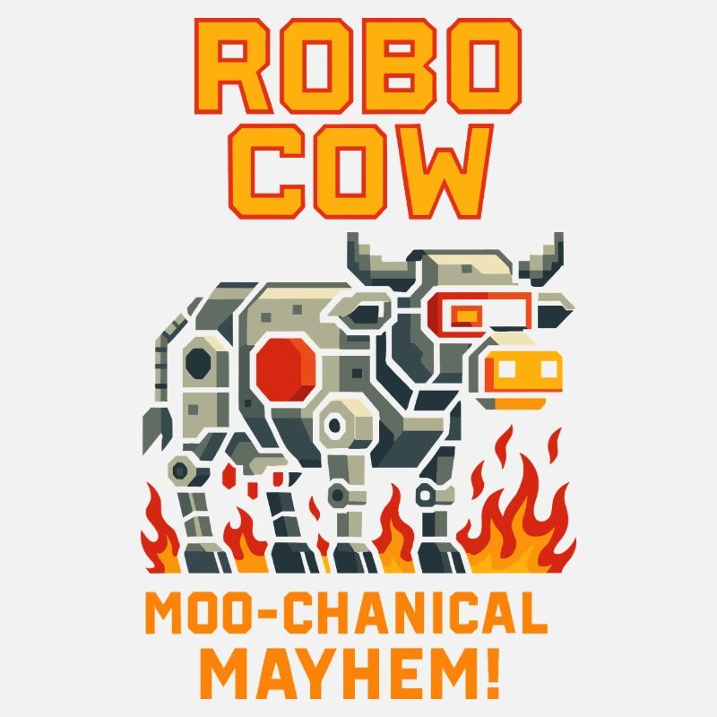 Robo Cow Moo-chanical Mayhem Pixel