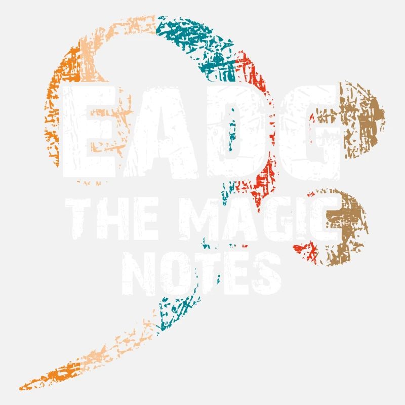 EADG les notes de basse magiques - design de basse cool