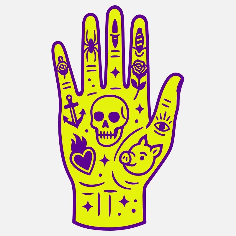 Okkult Hand Pop Art
