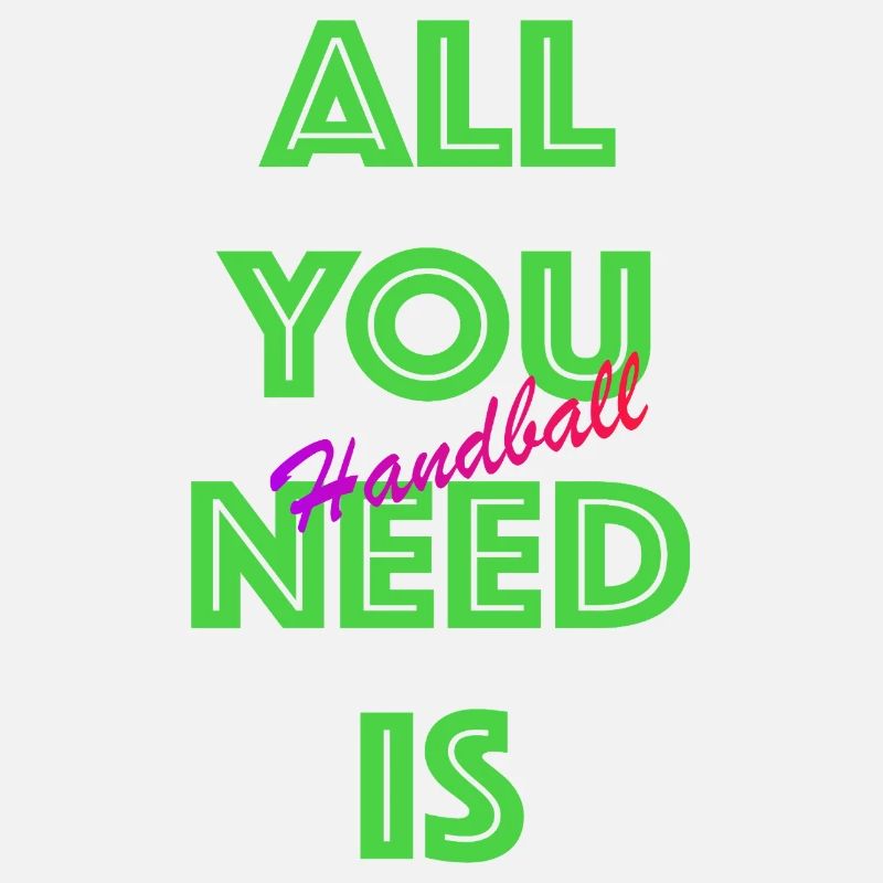 Tout ce dont vous avez besoin, c’est de handball (vert)