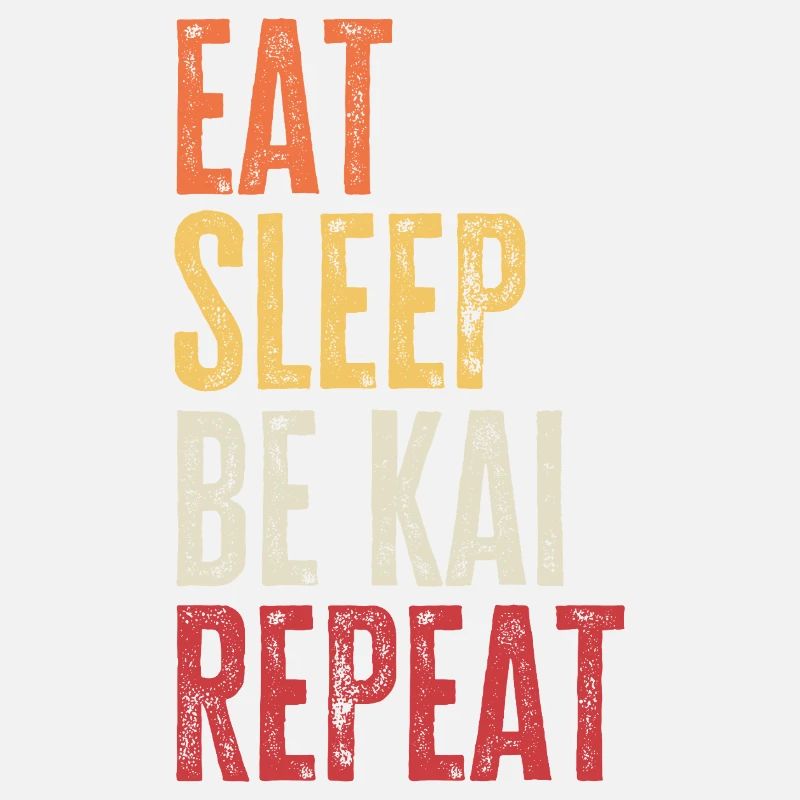 Mange, dors Be Kai, répète Nom rétro