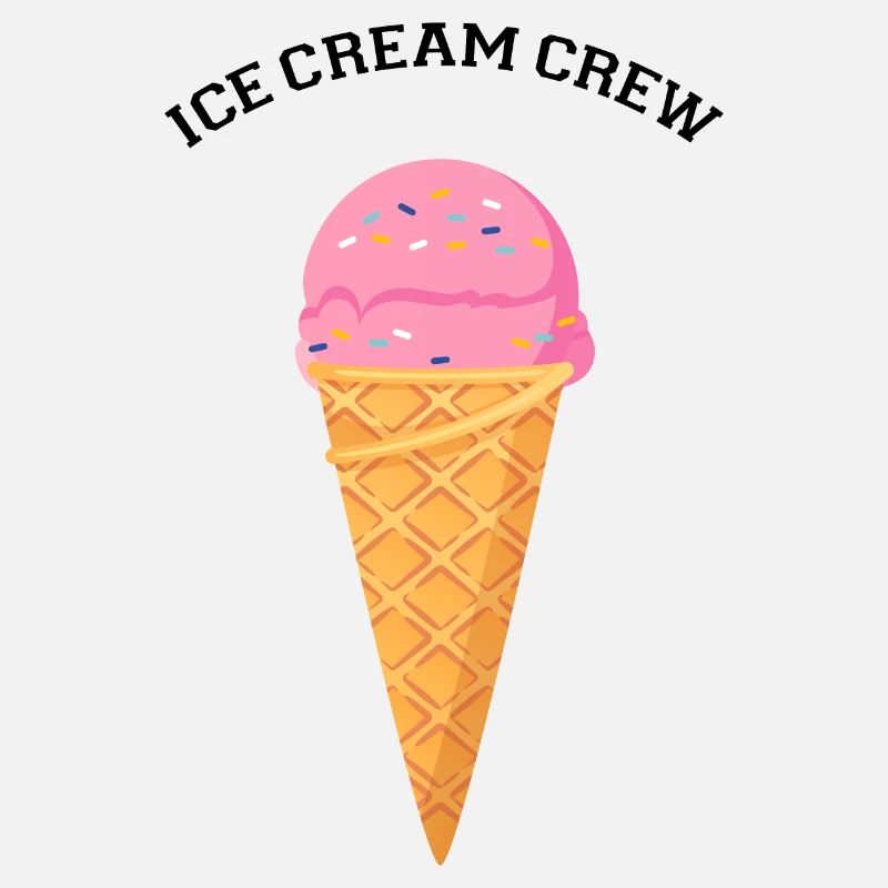 Mitglied der Eiscreme-Crew