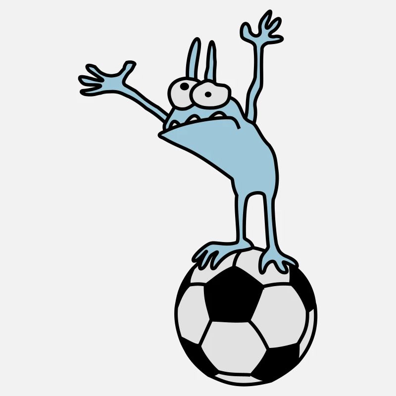 Kobold mit Fußball