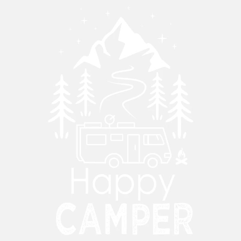 Happy Camper Van Campervan cooles Camper-Geschenk