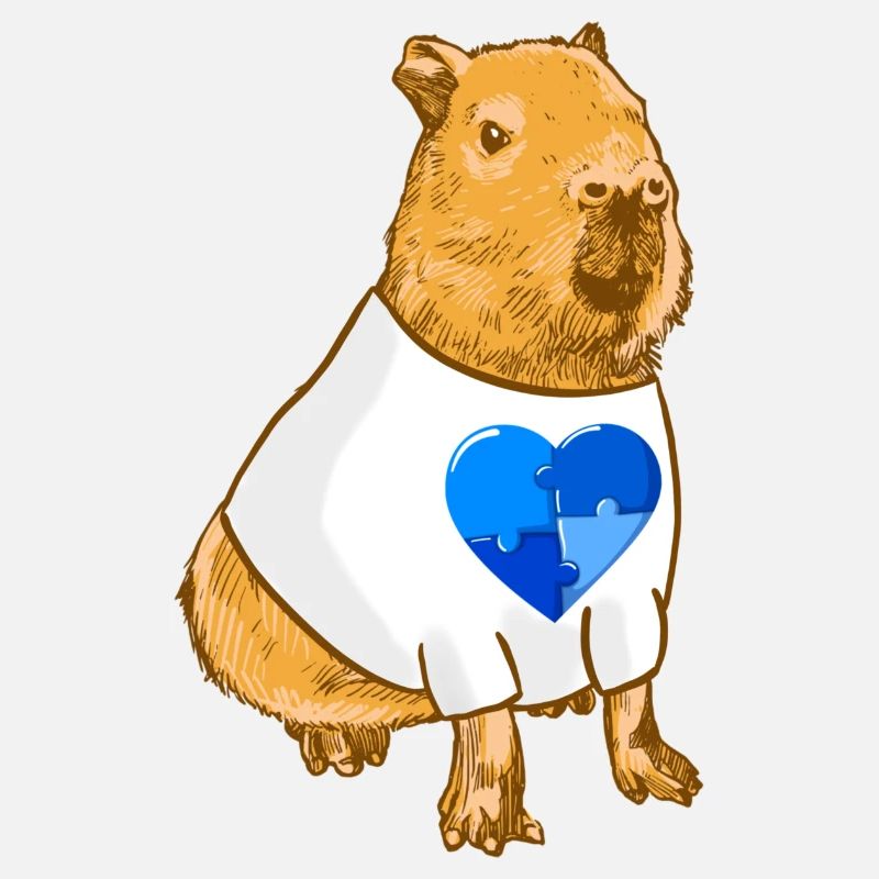 Capybara Autismus Zeichen