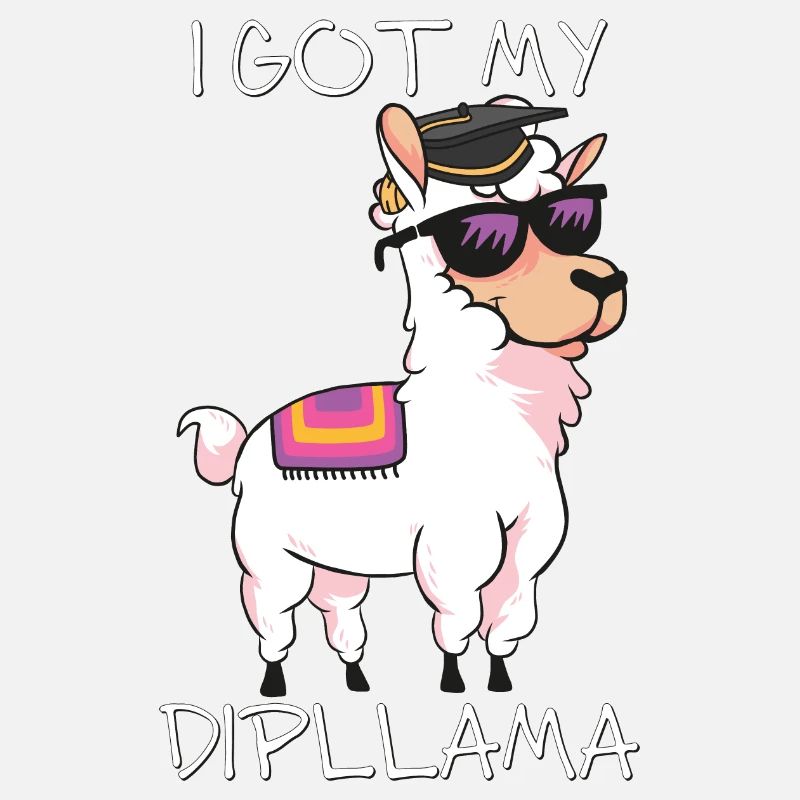 Ich habe Mein Dipllama - LLama Lover, Schule