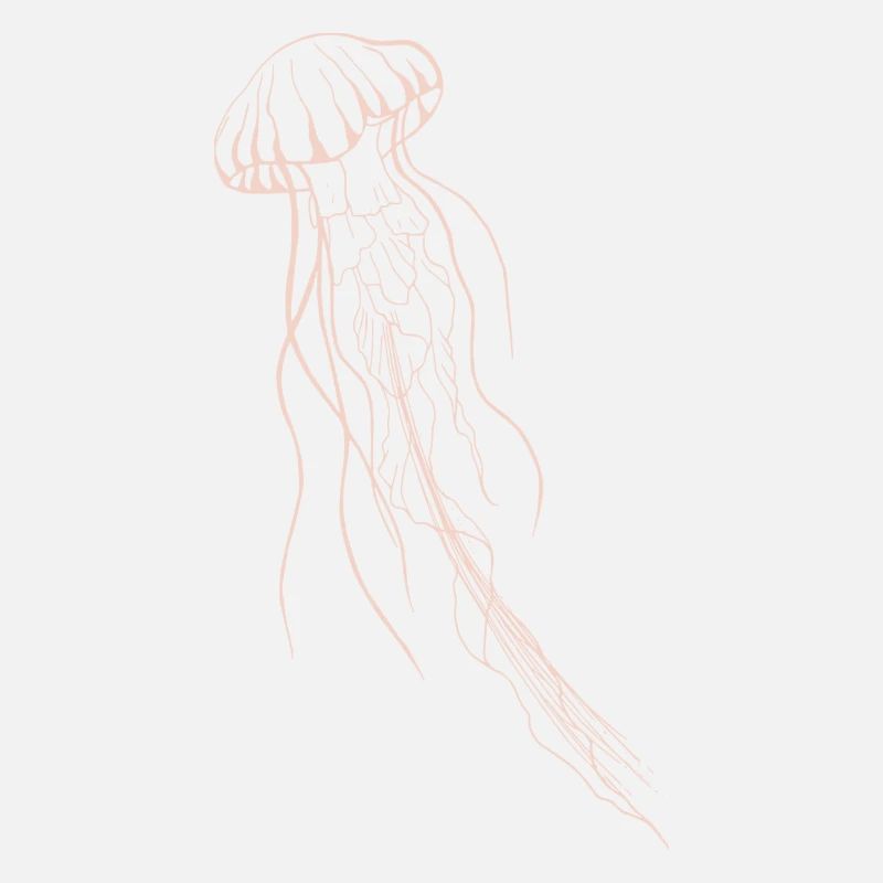 Pink jellyfish