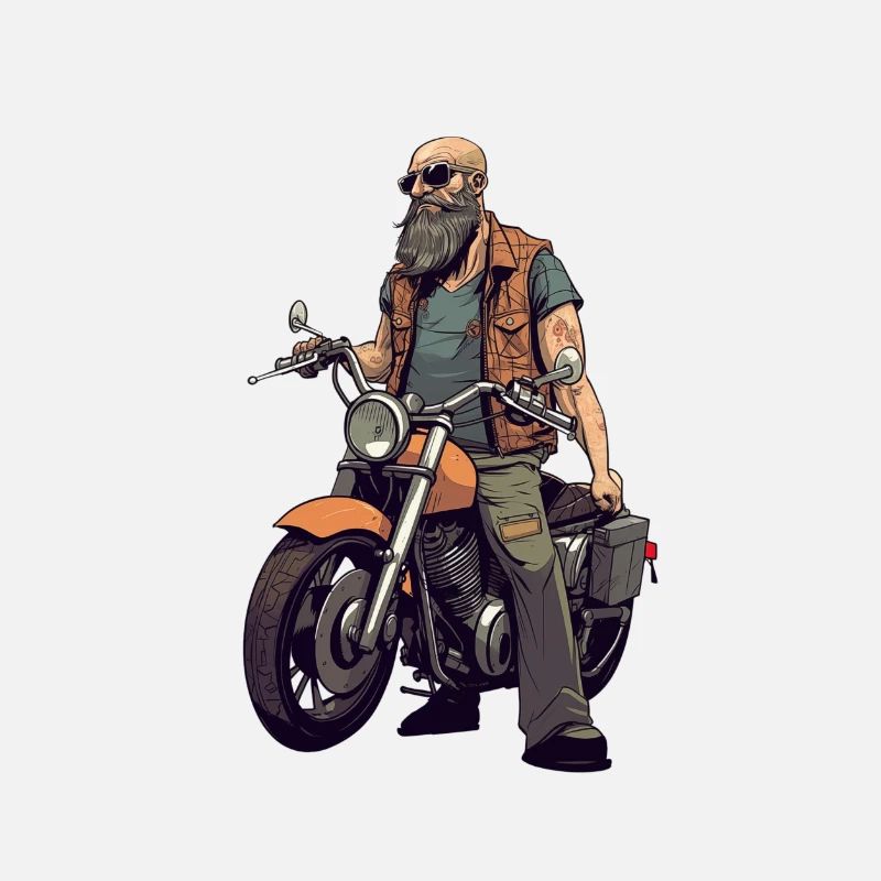 Old School Biker