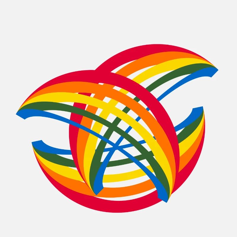 circle rainbows rainbow