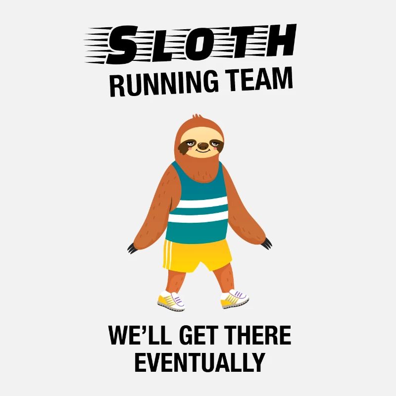Sloth Running Team - Marathon Run Running