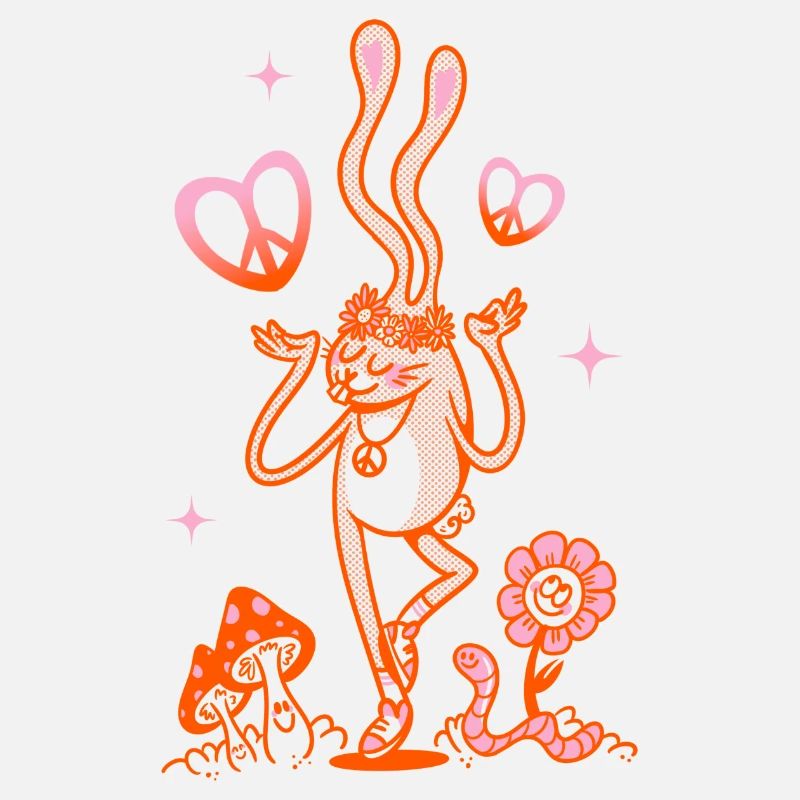 Zen Groovy Bunny