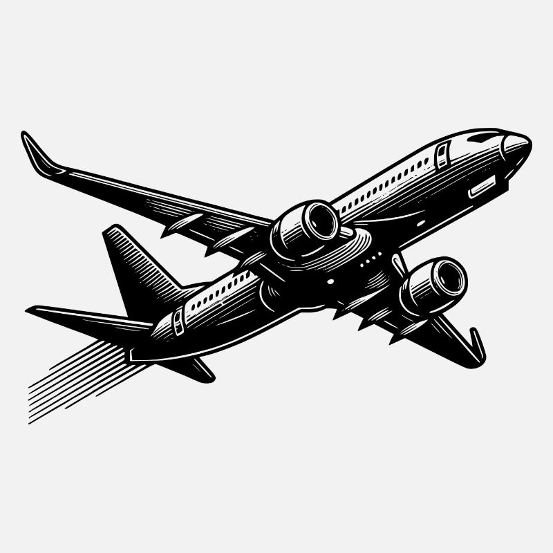 Jet Flugzeug auf Reiseflughöhe