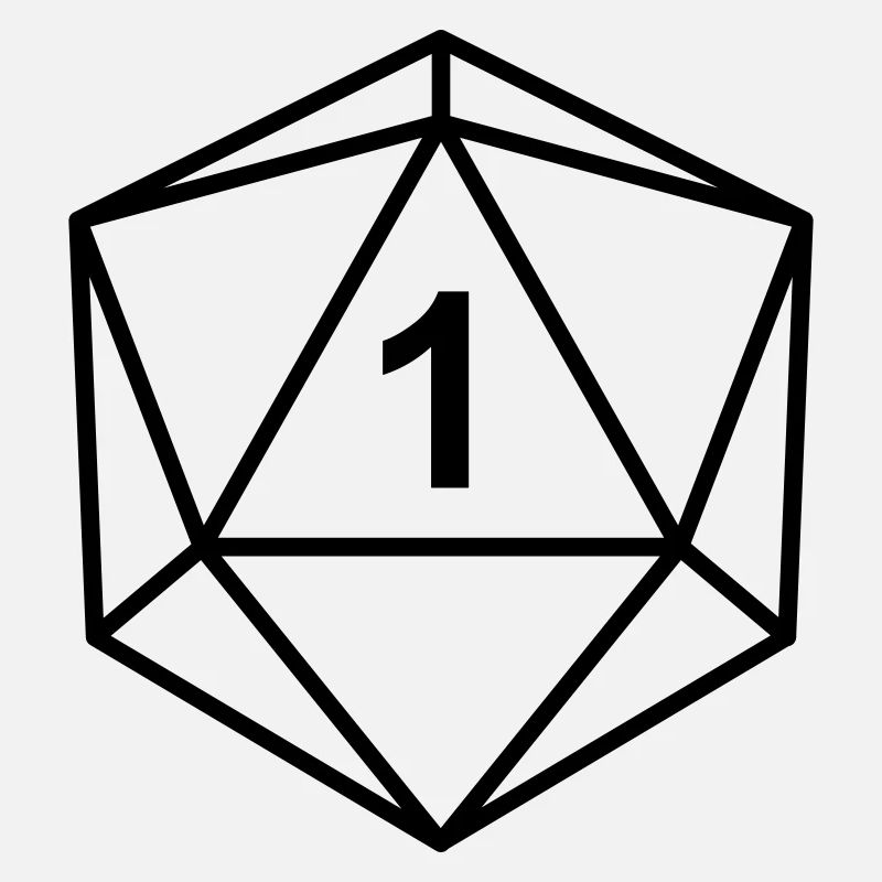 D20 mit 1