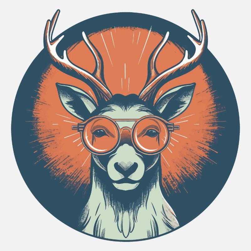 Deer Sunglasses Deer Red Deer