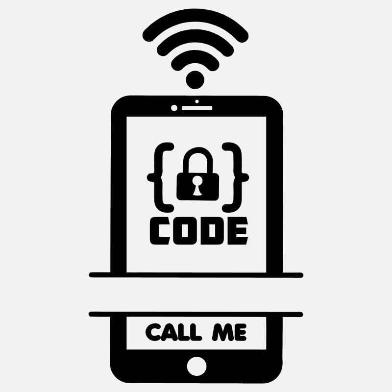 Appelez-moi téléphone pour programmeur