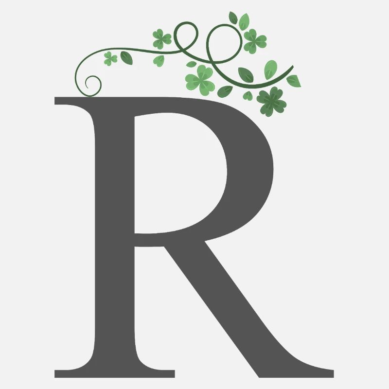 R avec trèfles