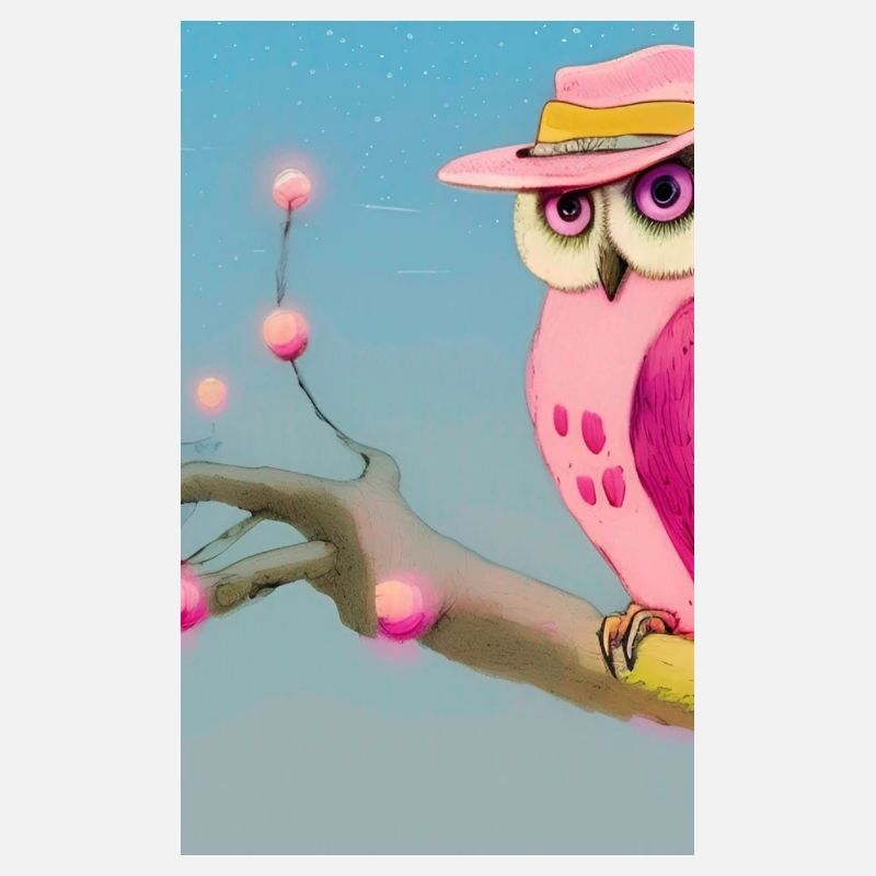 Owl with hat