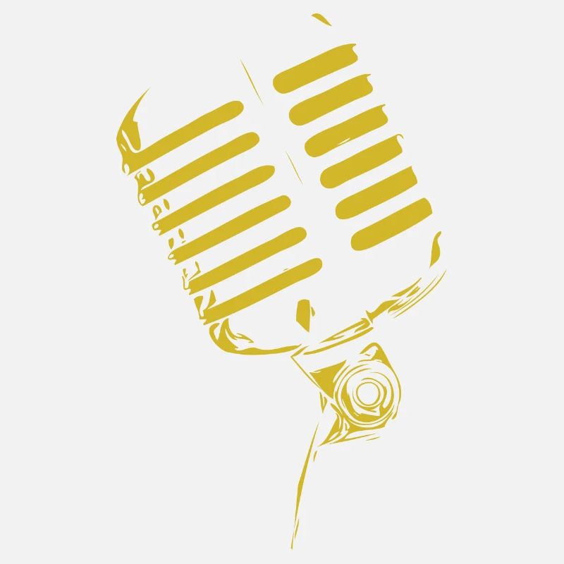 Retro vibes – Le microphone vintage comme icône de style