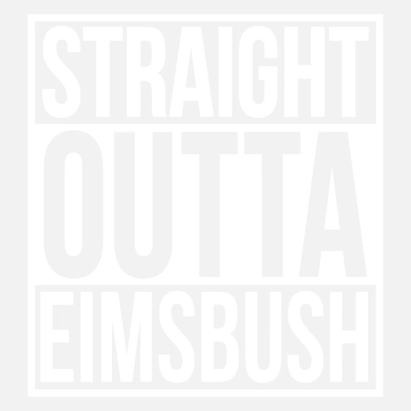 Straight Outta Eimsbush Rap Hip Hop Statement Hood