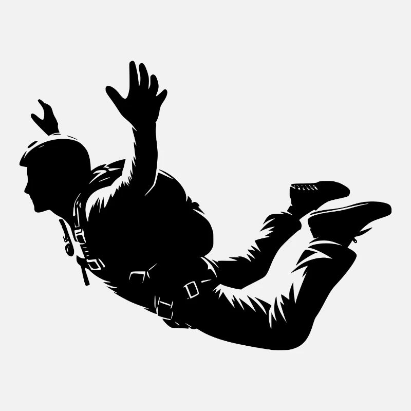 Skydiving Man Jumping Flight