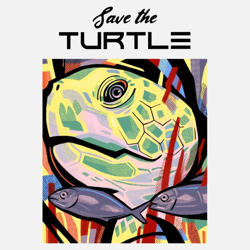 Turtle art work design