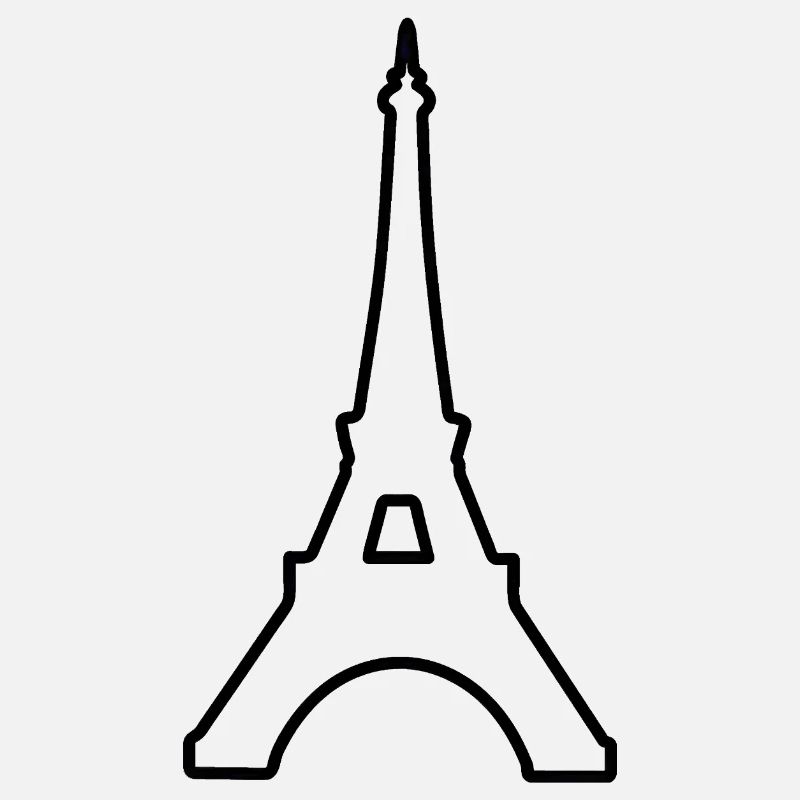 Eiffel Tower Paris minimalist landmark