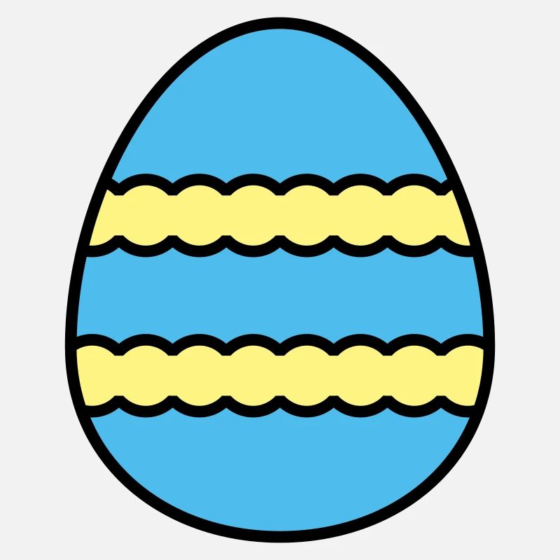 Osterei farbenfroh