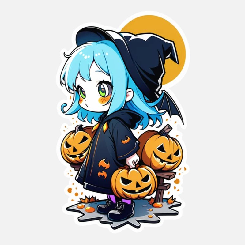 halloween - sorciere manga