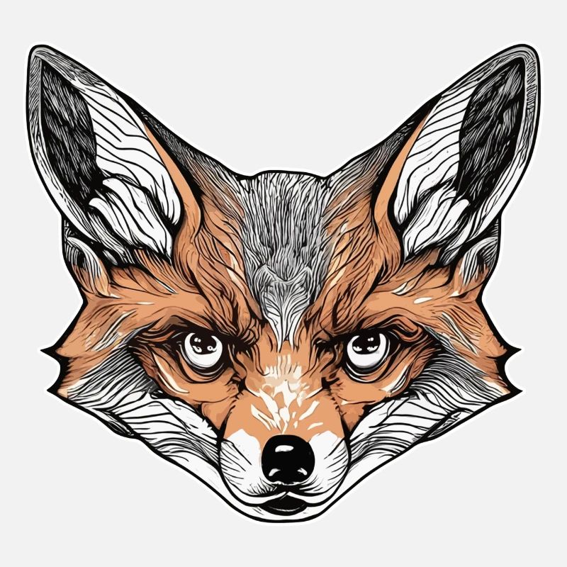 Fuchs mit tiefem Blick