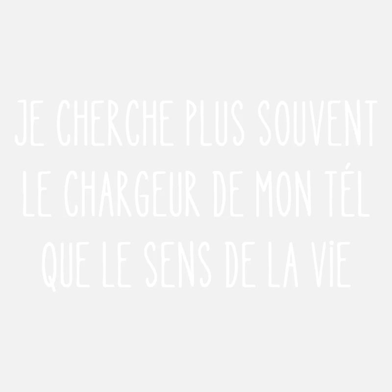 je cherche plus souvent le chargeur de mon tél