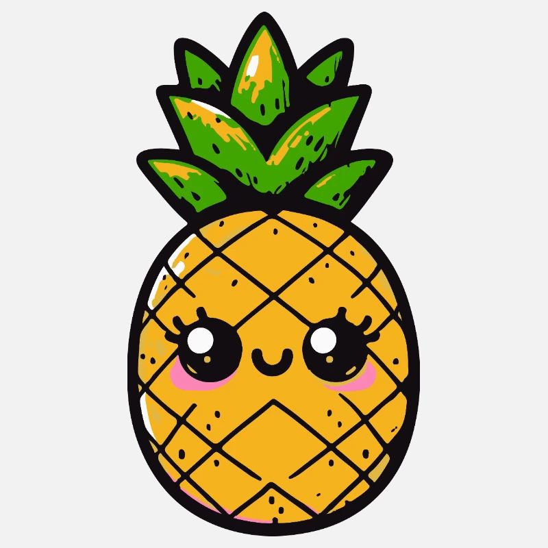 Kawaii Pineapple Smile