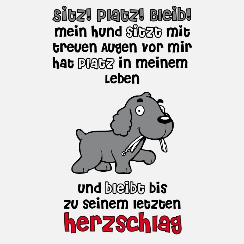 Hund Sitz!Platz!Bleib!