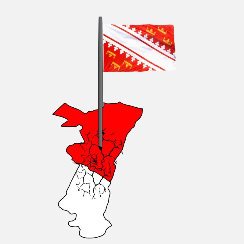 Elsass Flagge