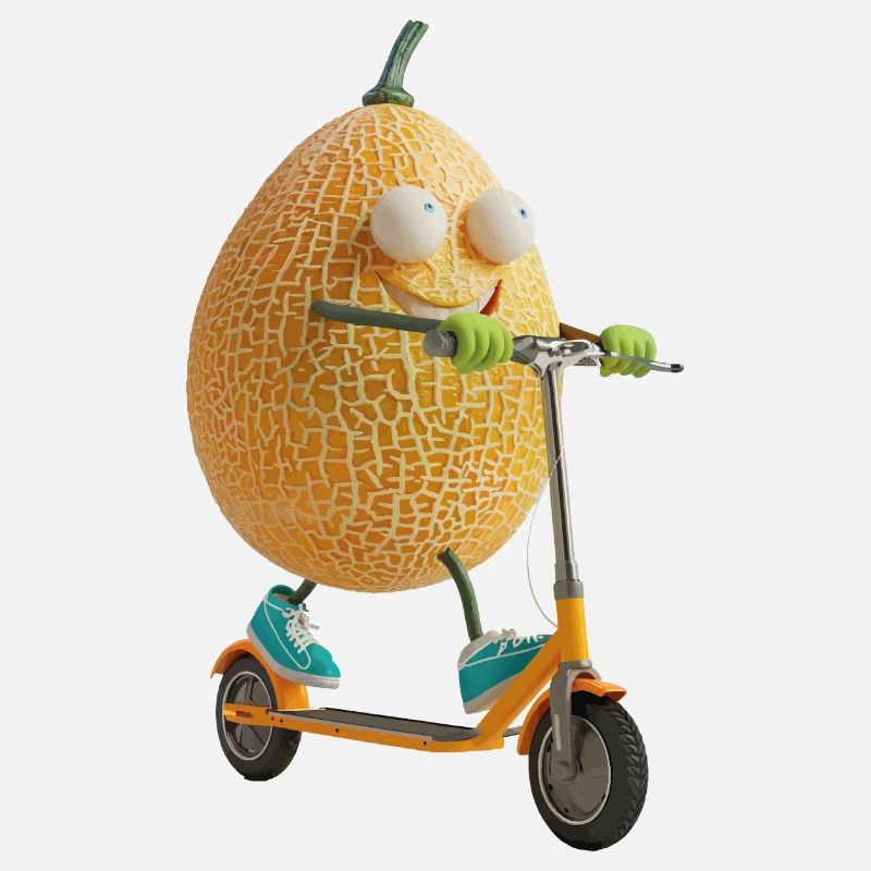 Scooter melon miel
