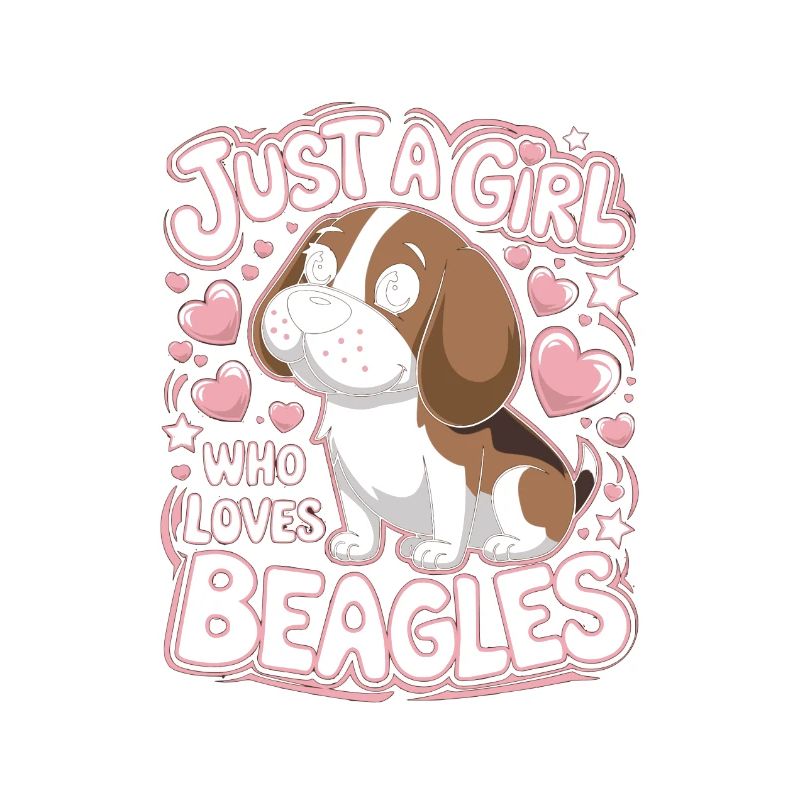 Beagle Spruch Mädchen