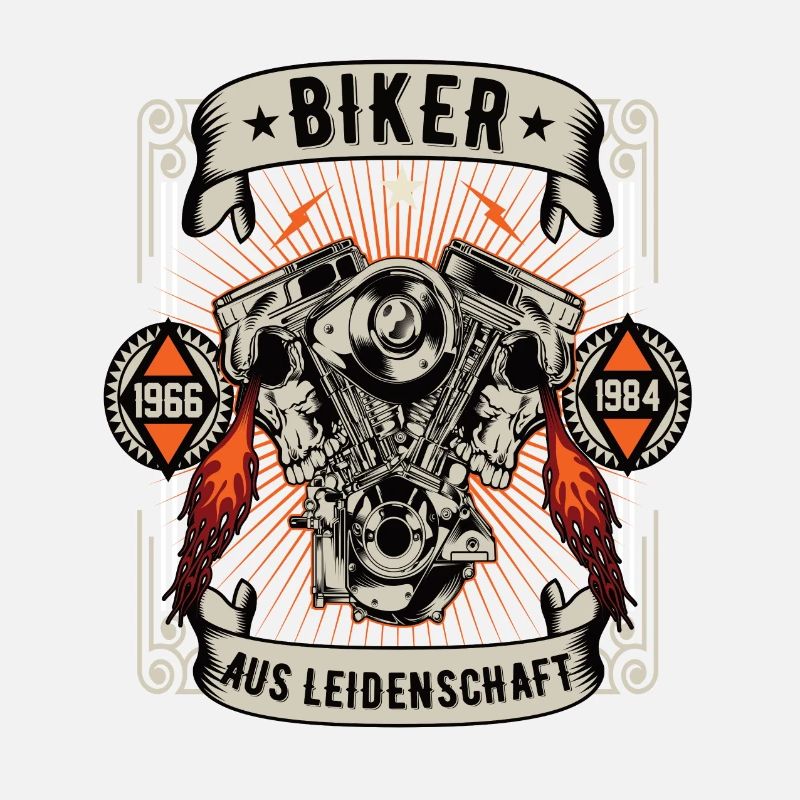 Biker aus Leidenschaft Motorrad Biker Motorräder