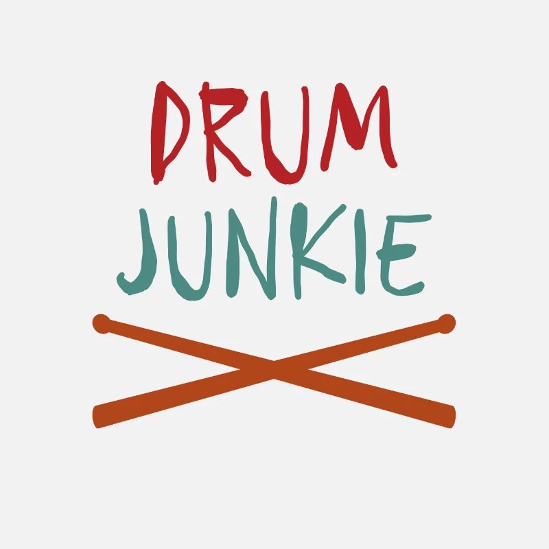 Drum Junkie Drumsticks Cool Drummer Idée cadeau