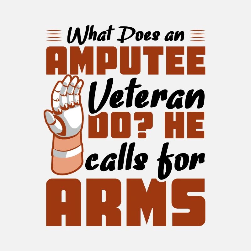 What does an amputee veteran arms