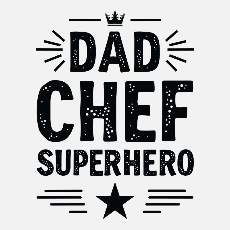 Dad Chef Superhero – Papa Koch Superheld