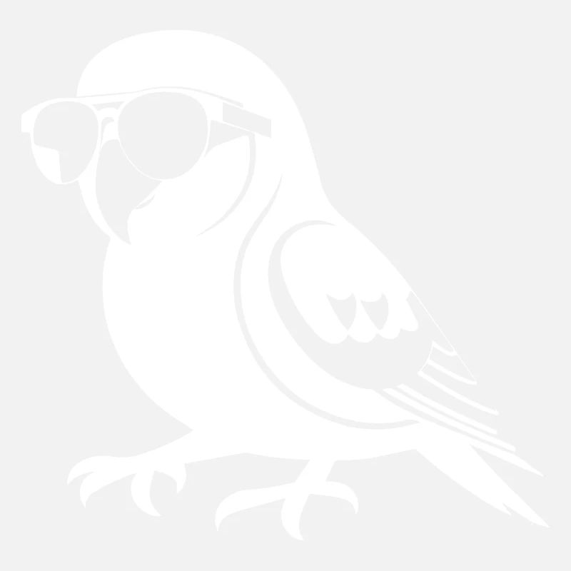 Lustiger Vogel mit Sonnenbrille Cool Bourke's Parak