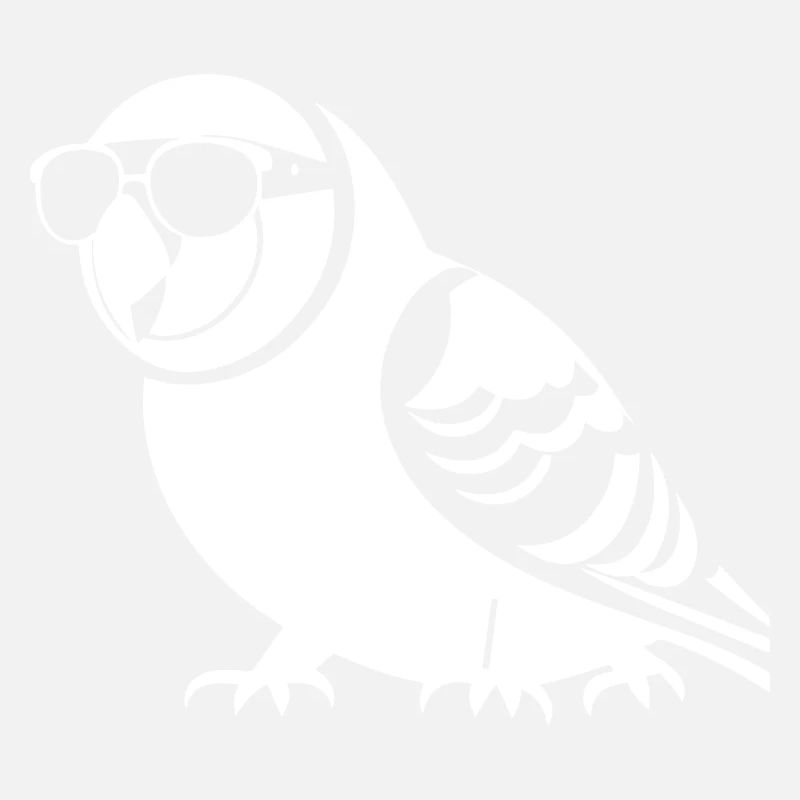 Lustiger Vogel mit Sonnenbrille Cool Bourke's Parak