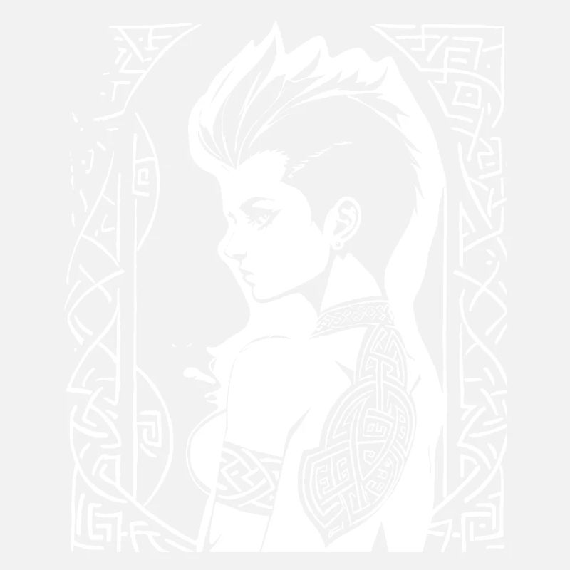 Fantasy Post Punk Celtic Tribal Batcave Mohawk Gi