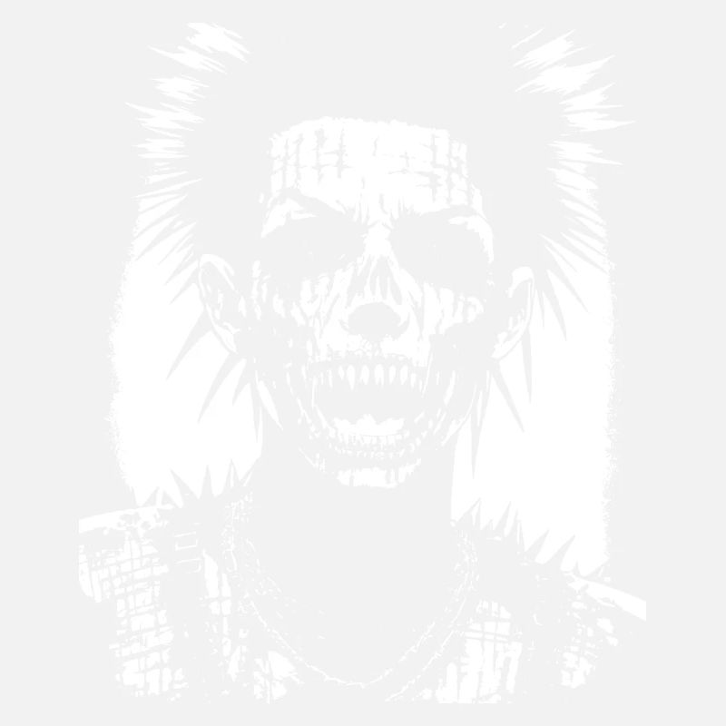 Anarchy Fan Skull avec Mohawk Crazy Antisocial Pu