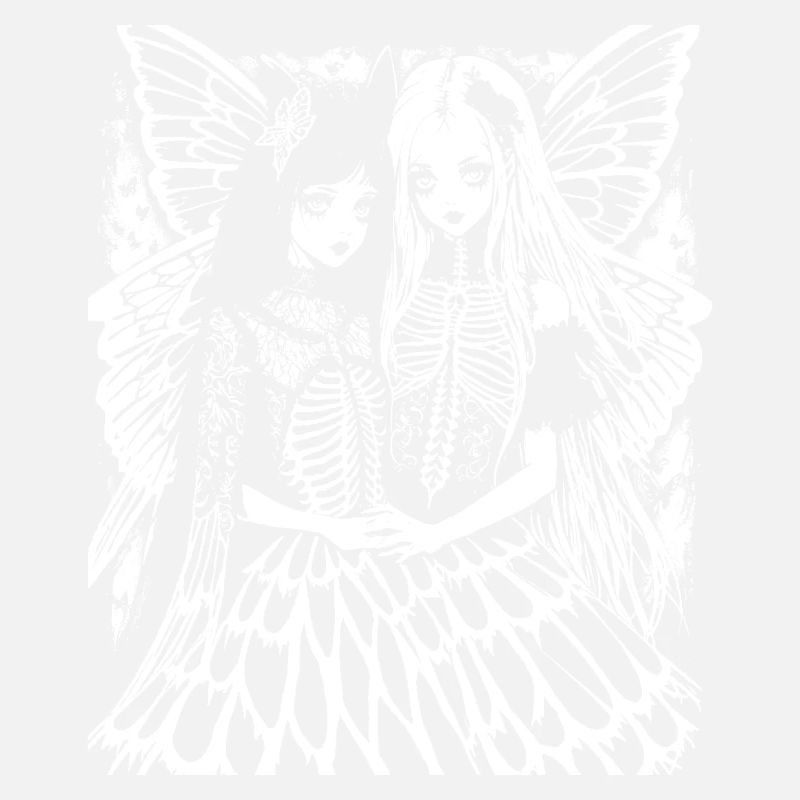 Fairycore Esthétique Squelette Fée Goth Grunge G
