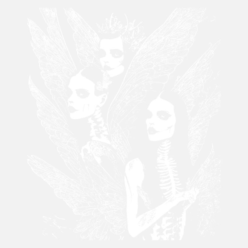 Fairycore Ästhetik Skelett Fee Goth Gothic G
