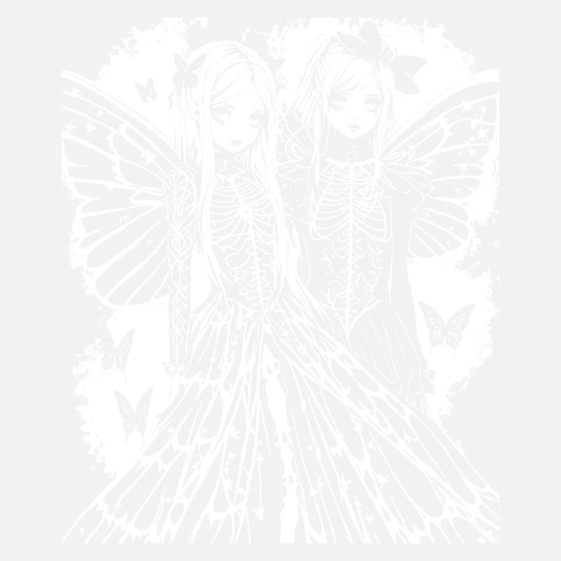 Fairycore Esthétique Squelette Fée Goth Grunge G