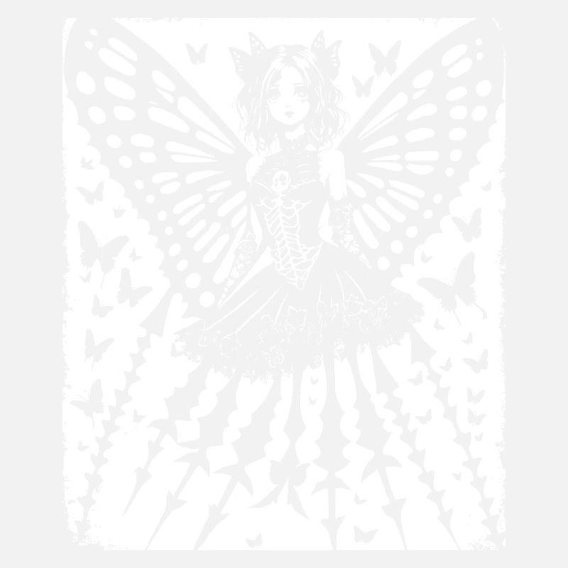 Fairycore Ästhetik Grunge Skelett Fee Goth G
